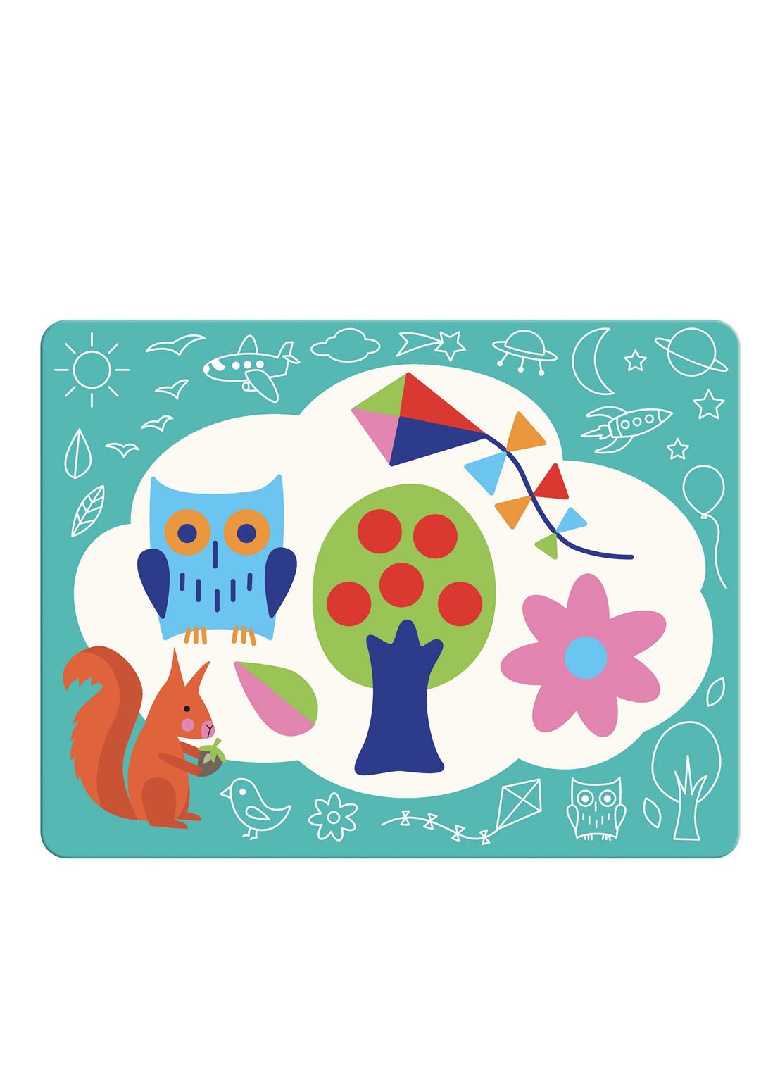Djeco Magic Colouring Magic Scribbles knutselboek - voorkant 3 multicolor