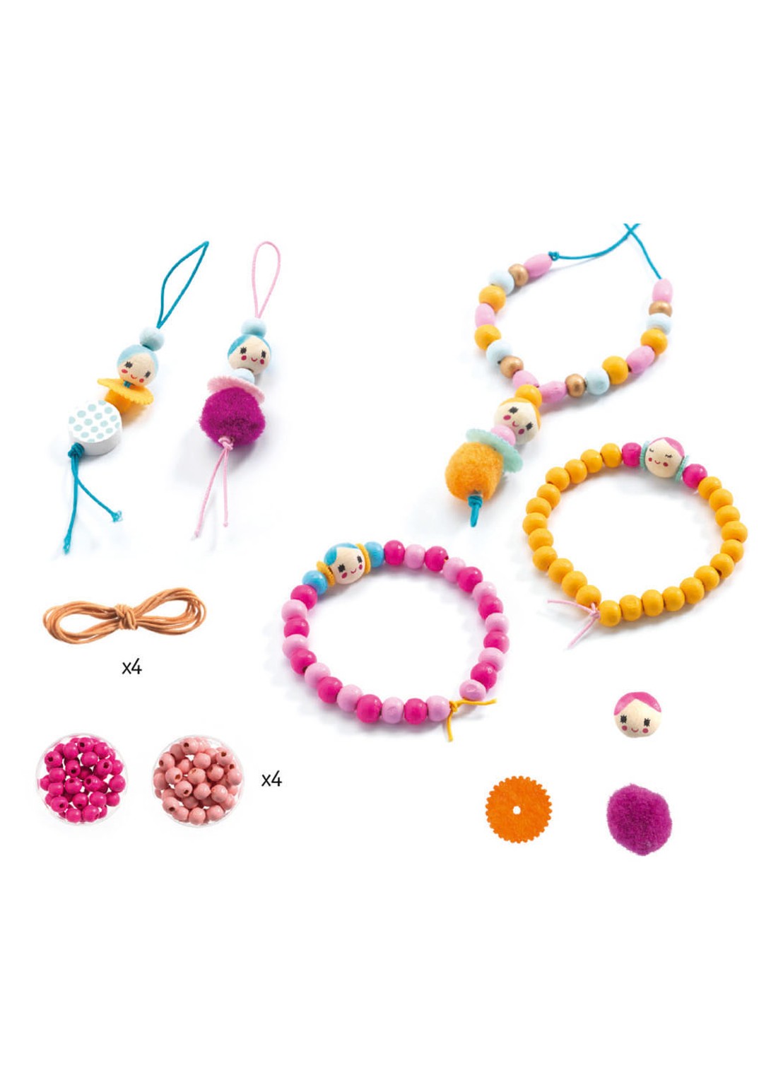 Djeco Poppetjes knutselset - voorkant 2 undefined