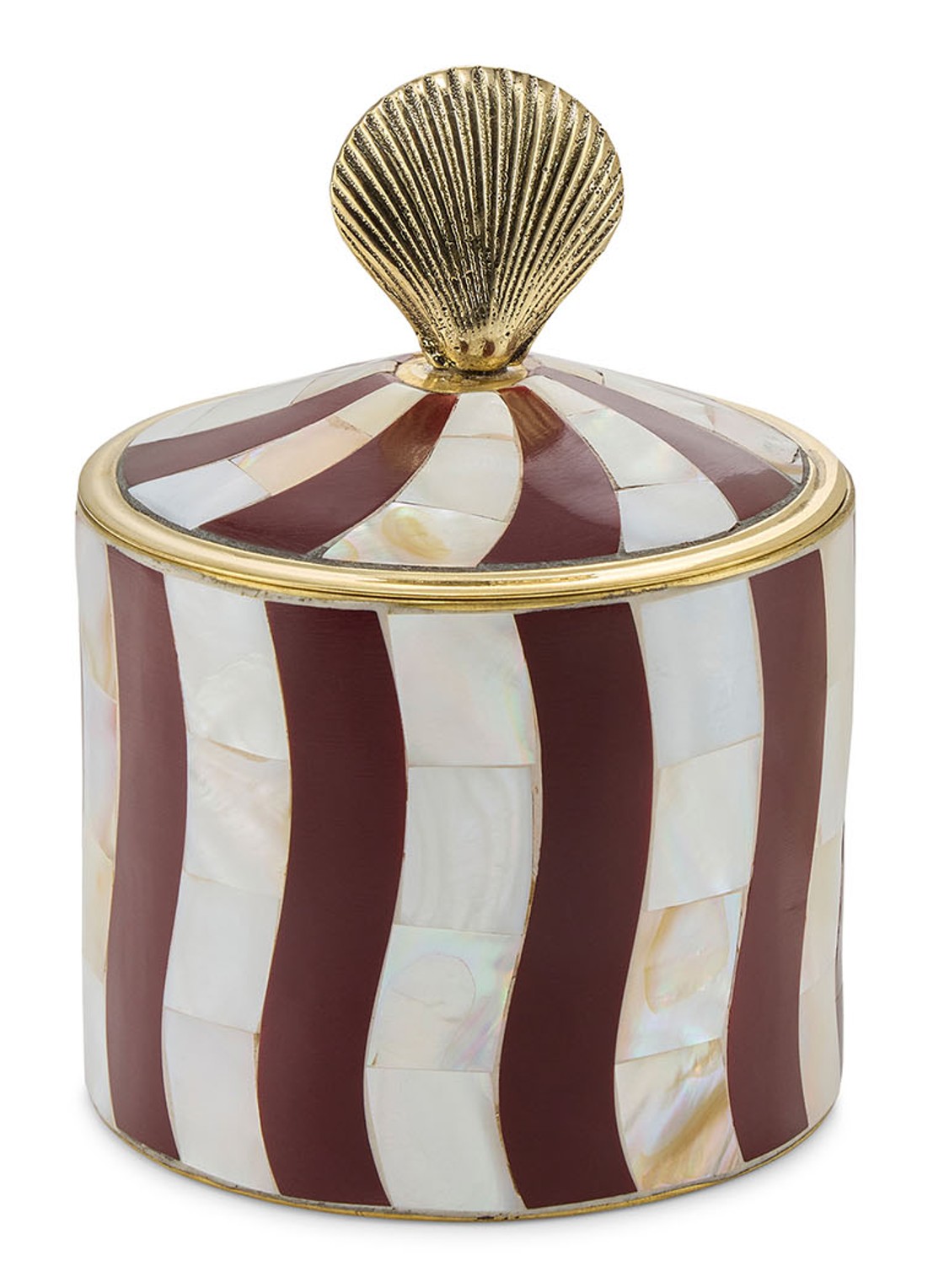 Doing Goods Abby Shell Circus blik - voorkant 2 bordeauxrood