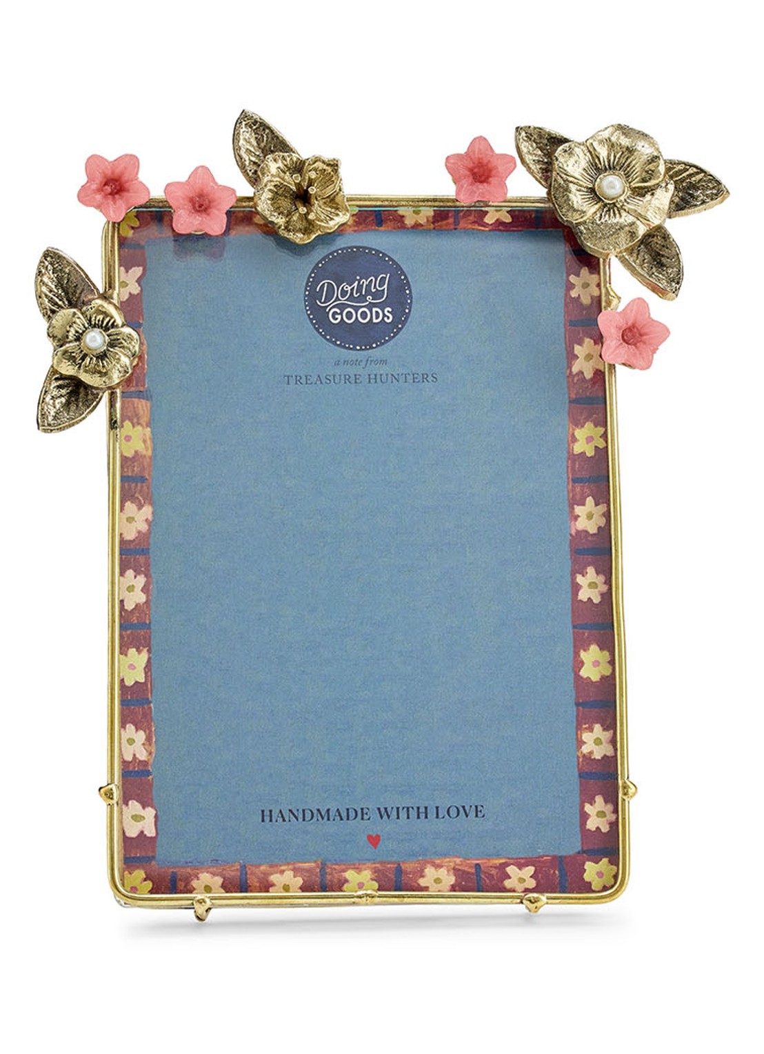 Doing Goods Amber Wild Flower fotolijst - voorkant 2 brons