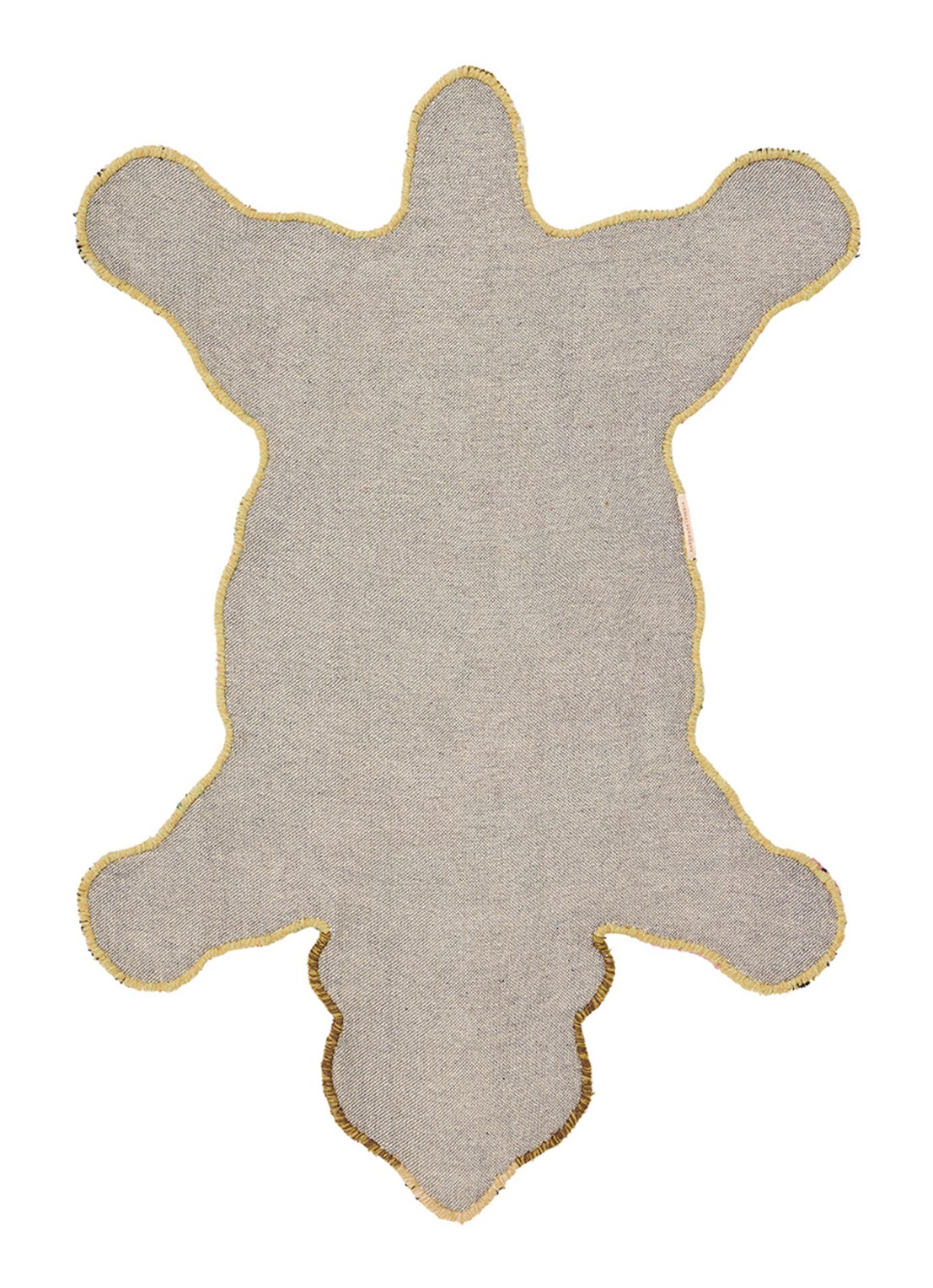 Doing Goods Archie Check vloerkleed 145x97cm - achterkant 2 multicolor