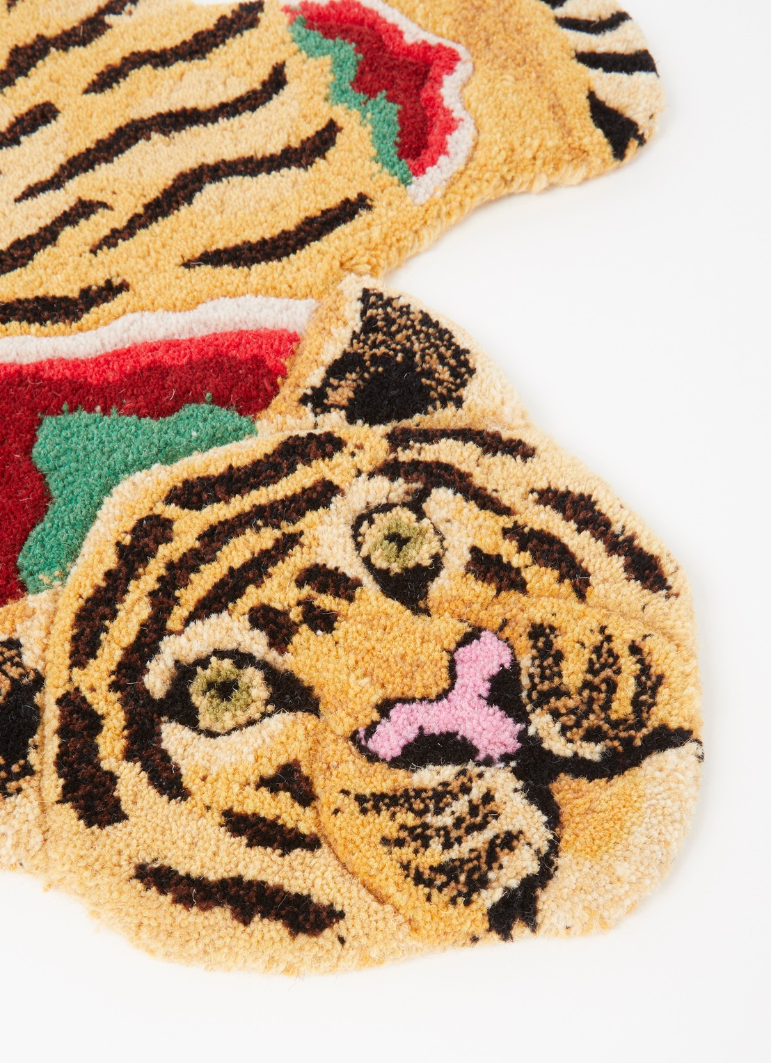Doing Goods Babul Bombay Tiger vloerkleed - detail 4 oranje