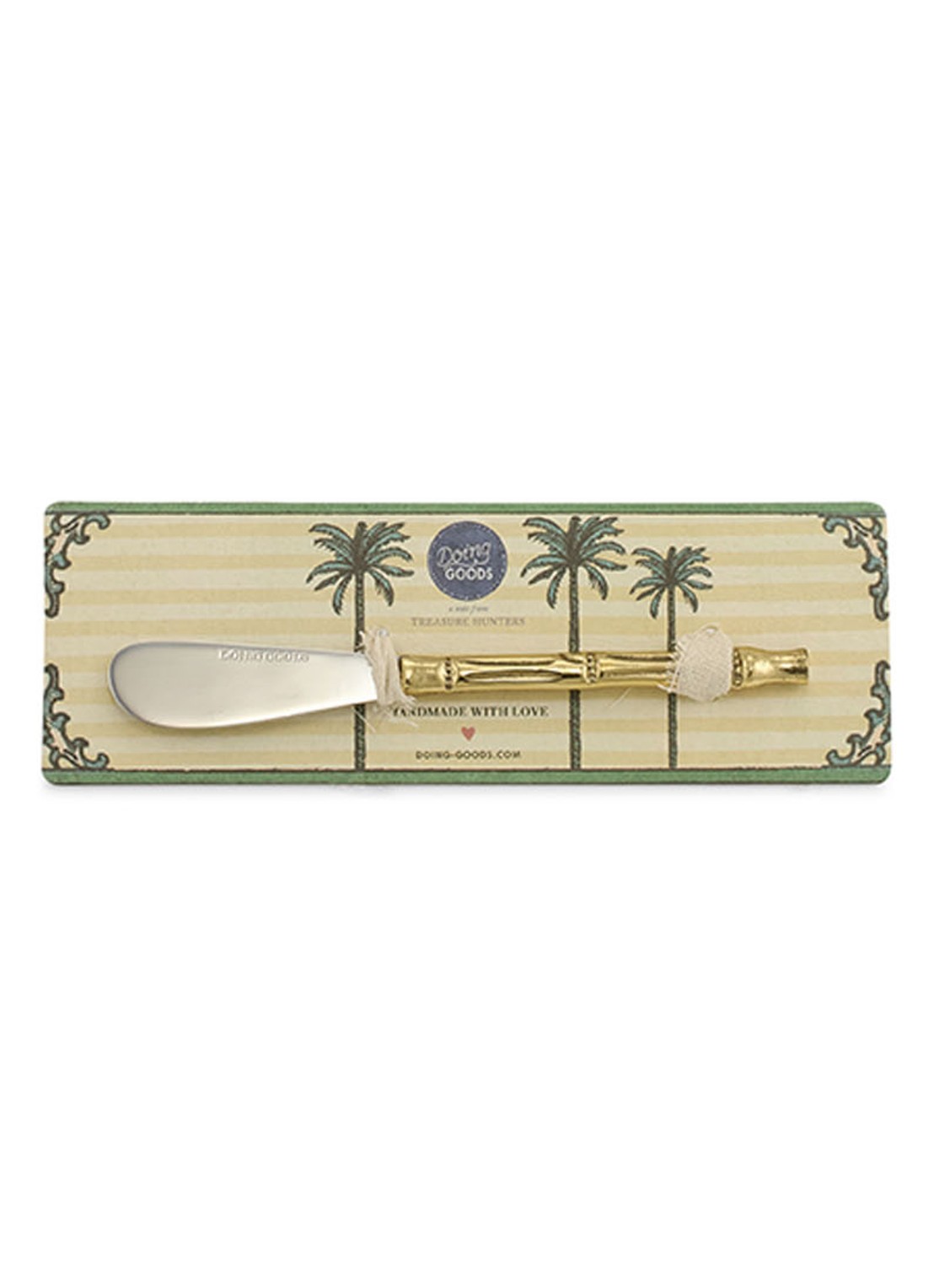 Doing Goods Bodhi Bamboo botermes - achterkant brons