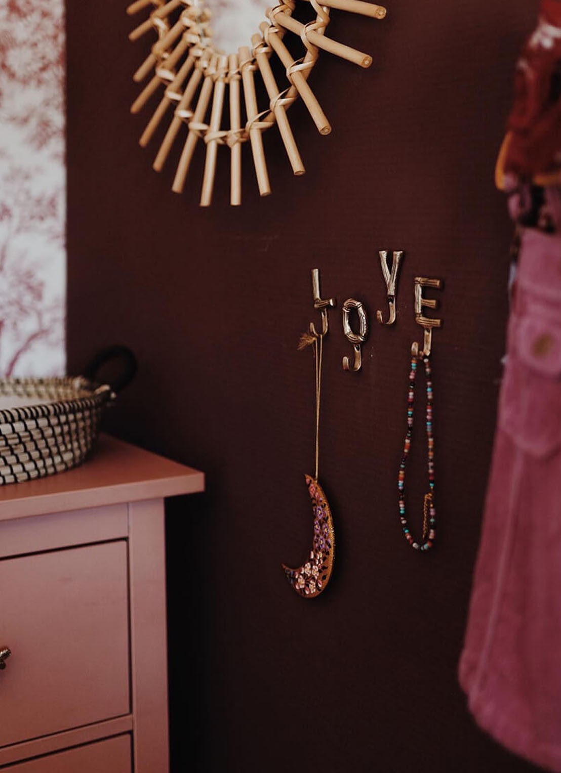 Doing Goods Bodhi Bamboo Love kapstokhaak set van 4 - voorkant 2 messing