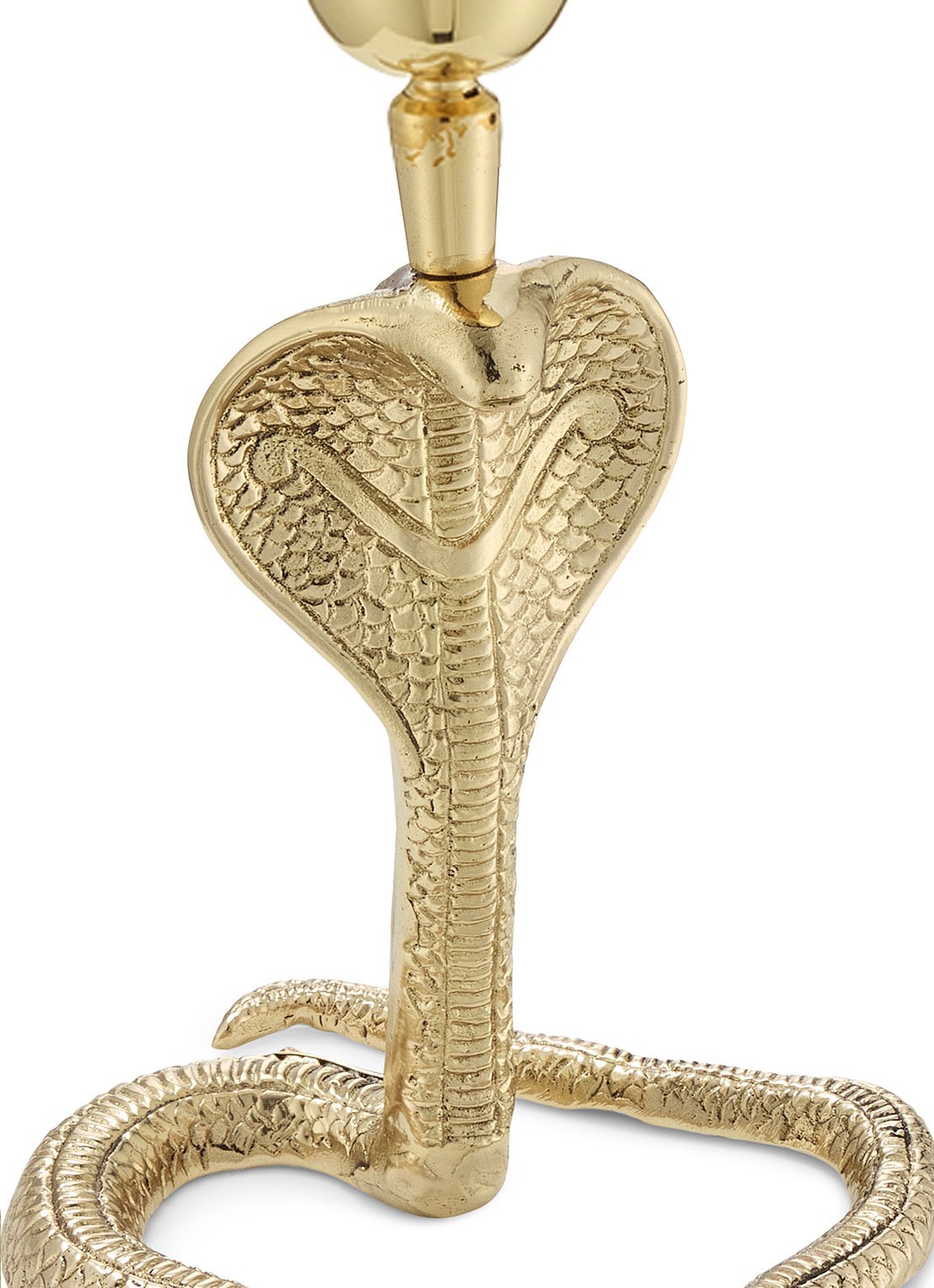 Doing Goods Dakota Slang lampenvoet 17 cm - achterkant 7 goud
