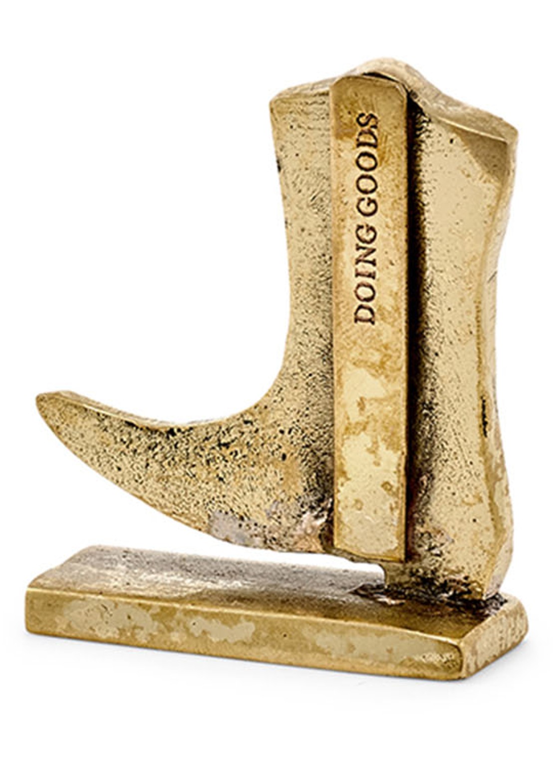 Doing Goods Dallas Boot deurknop 6 cm - achterkant 4 goud