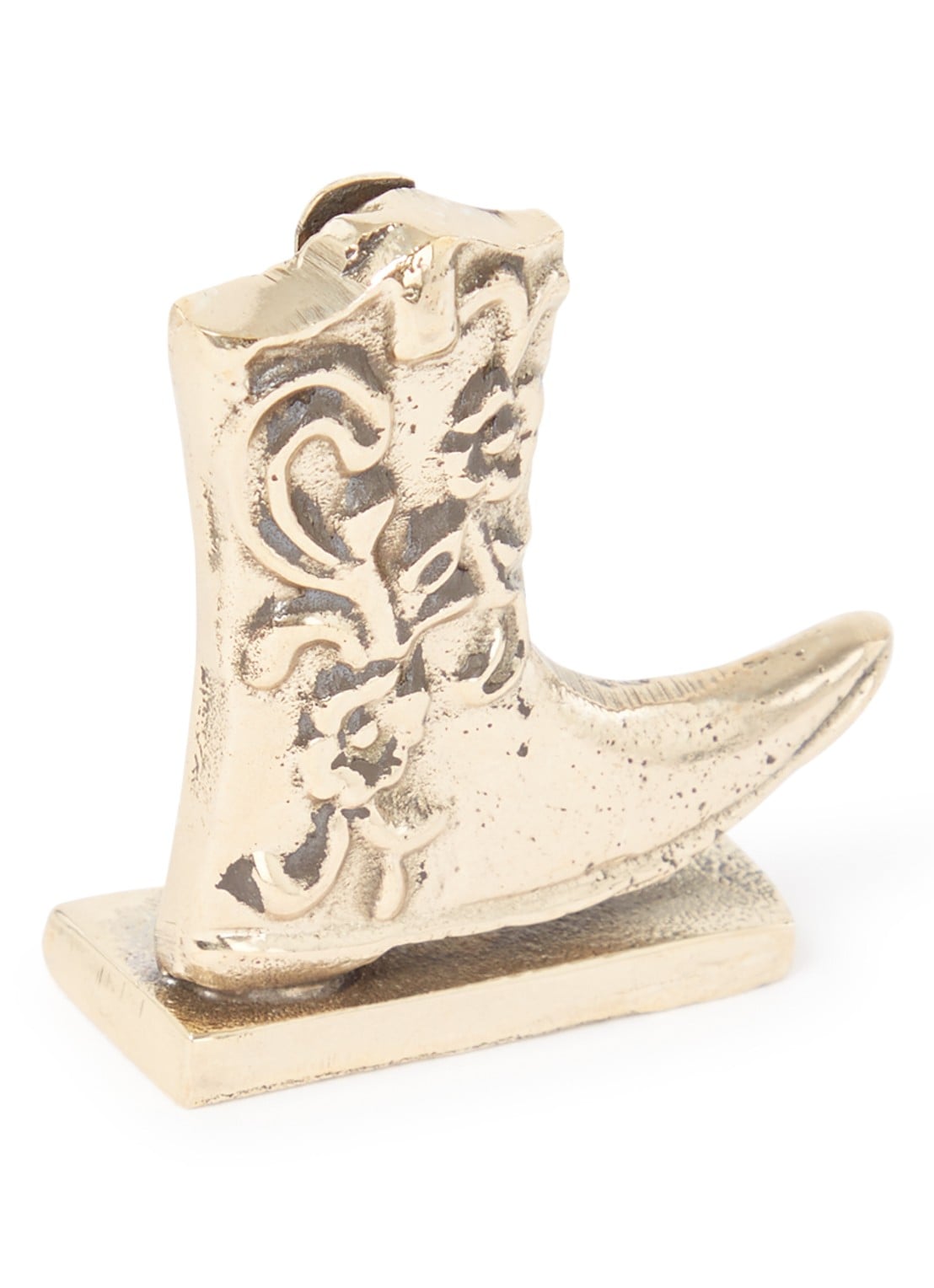 Doing Goods Dallas Cowboy Boot kaarthouder 5 cm - voorkant 4 goud