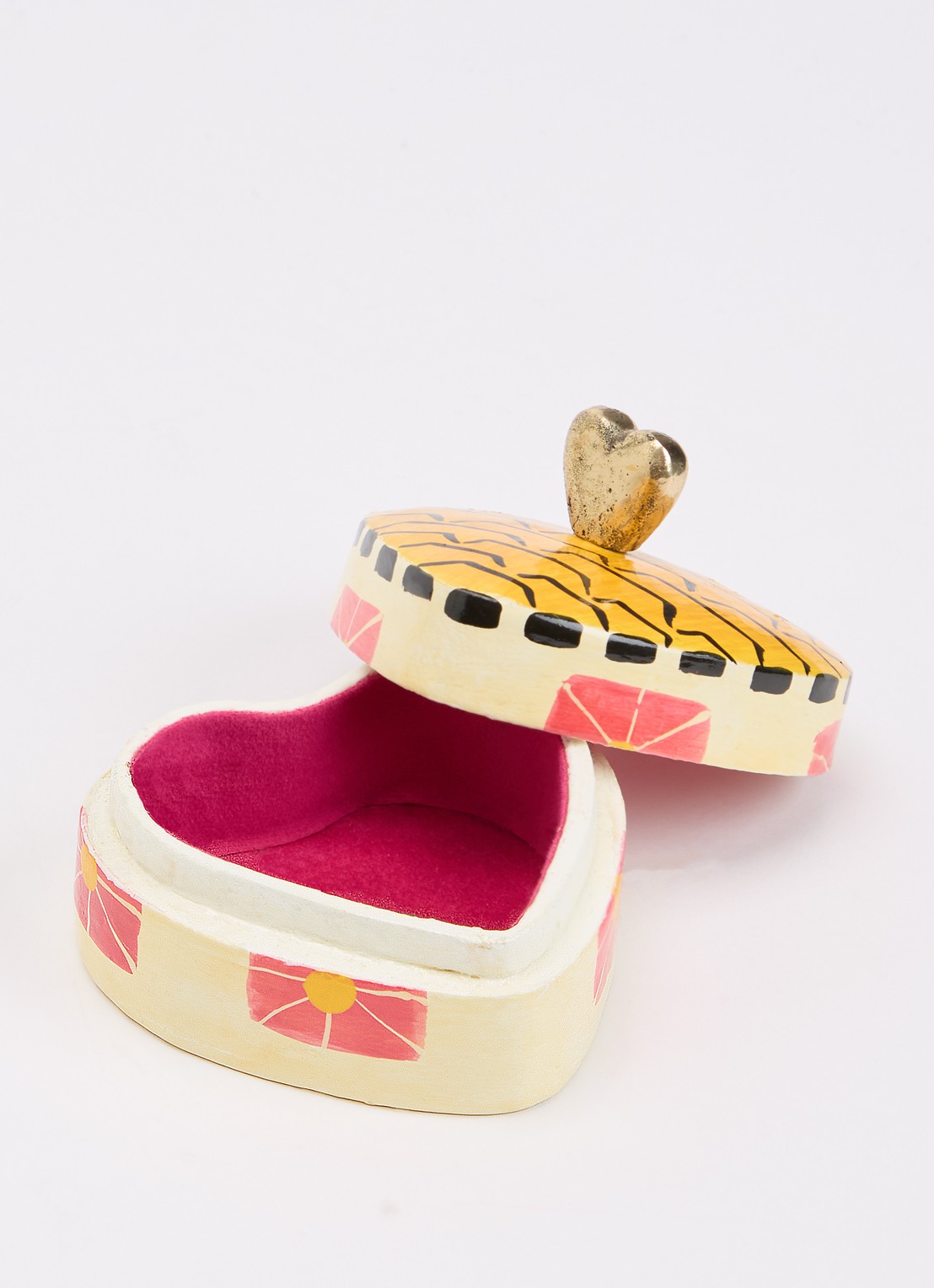 Doing Goods Erin Hart opbergdoos 8 cm - voorkant 2 okergeel