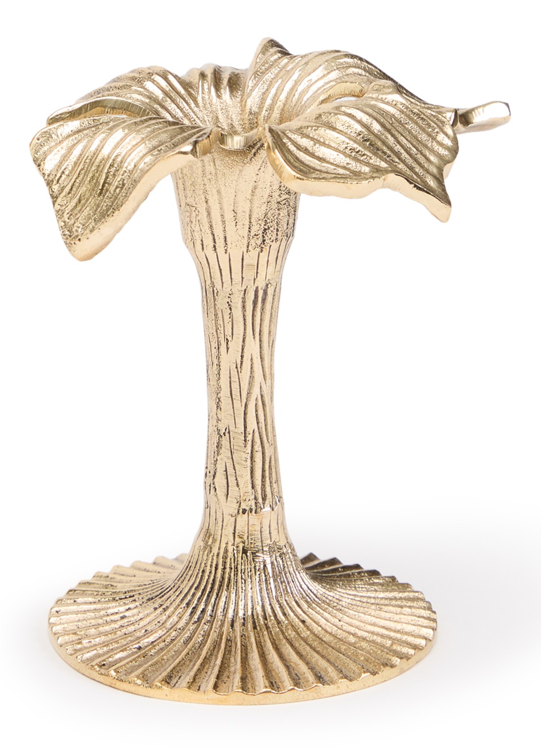 Doing Goods Hailey Hibiscus kandelaar - voorkant goud
