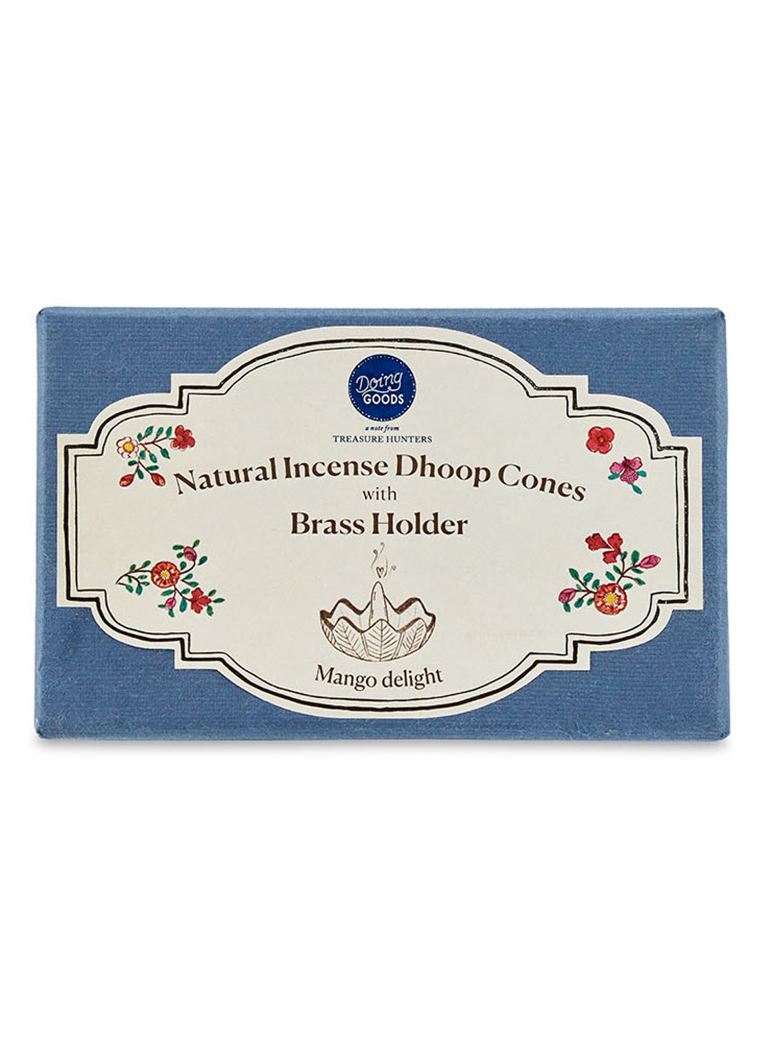 Doing Goods Incense Cones Giftset Mango - achterkant brons