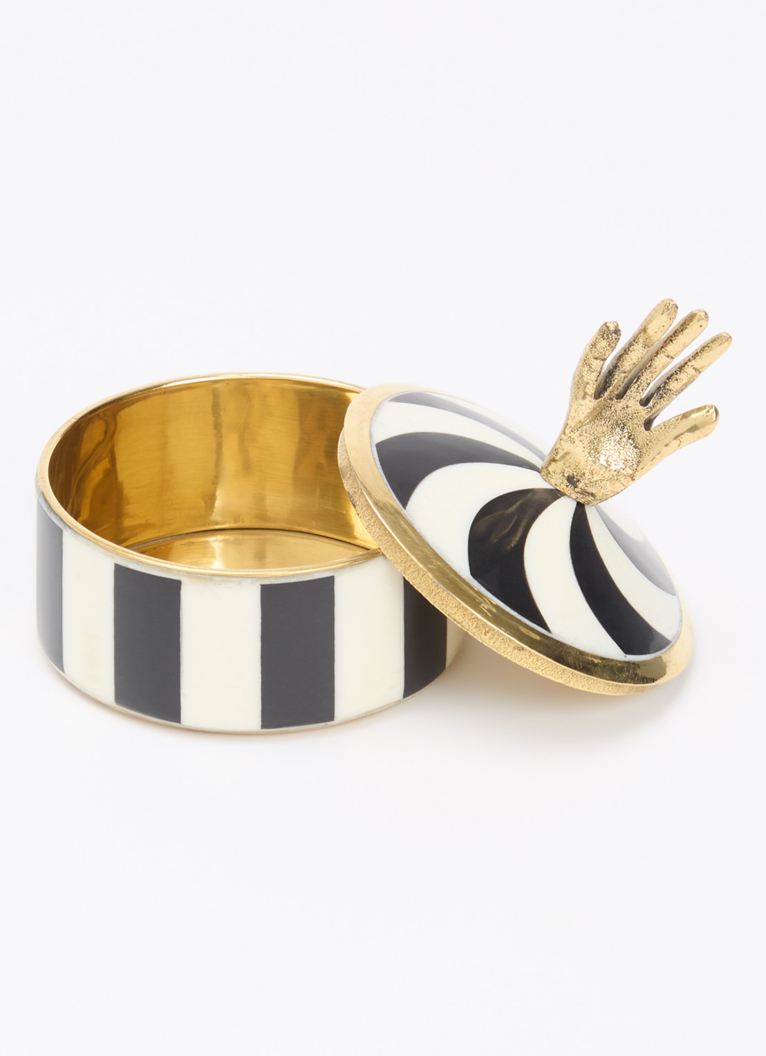 Doing Goods Jana Hand Circus opbergdoos - voorkant 2 zwart