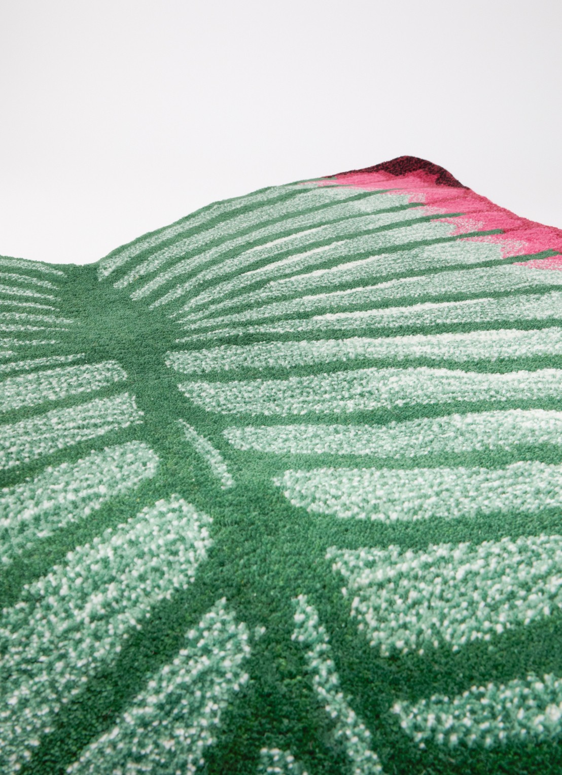 Doing Goods John Derian Olifantsblad vloerkleed - voorkant 2 groen