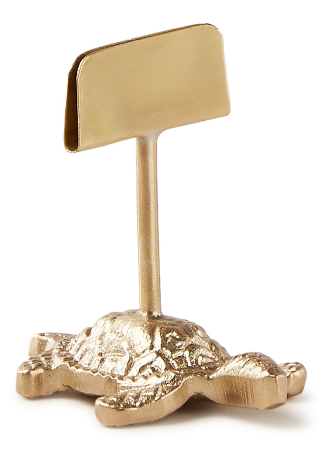 Doing Goods Lily Turtle fotohouder 5,5 cm - voorkant goud