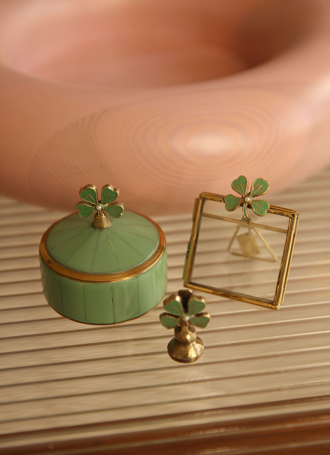 Doing Goods Lucky Clover fotolijst 5,5 x 5,5 cm - detail 3 goud