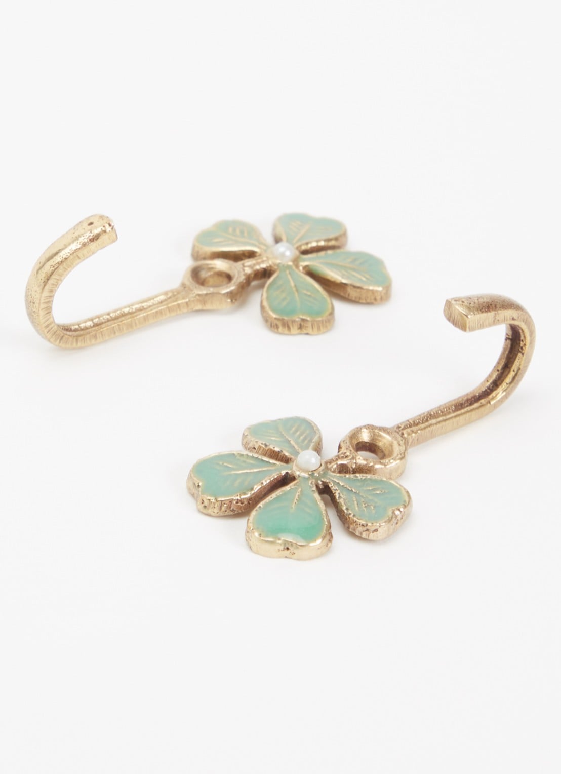 Doing Goods Lucky Clover wandhaak set van 2 - detail 2 goud