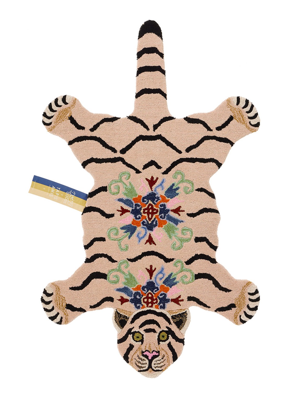 Doing Goods Mahee Majestic Tiger vloerkleed - voorkant 4 zand