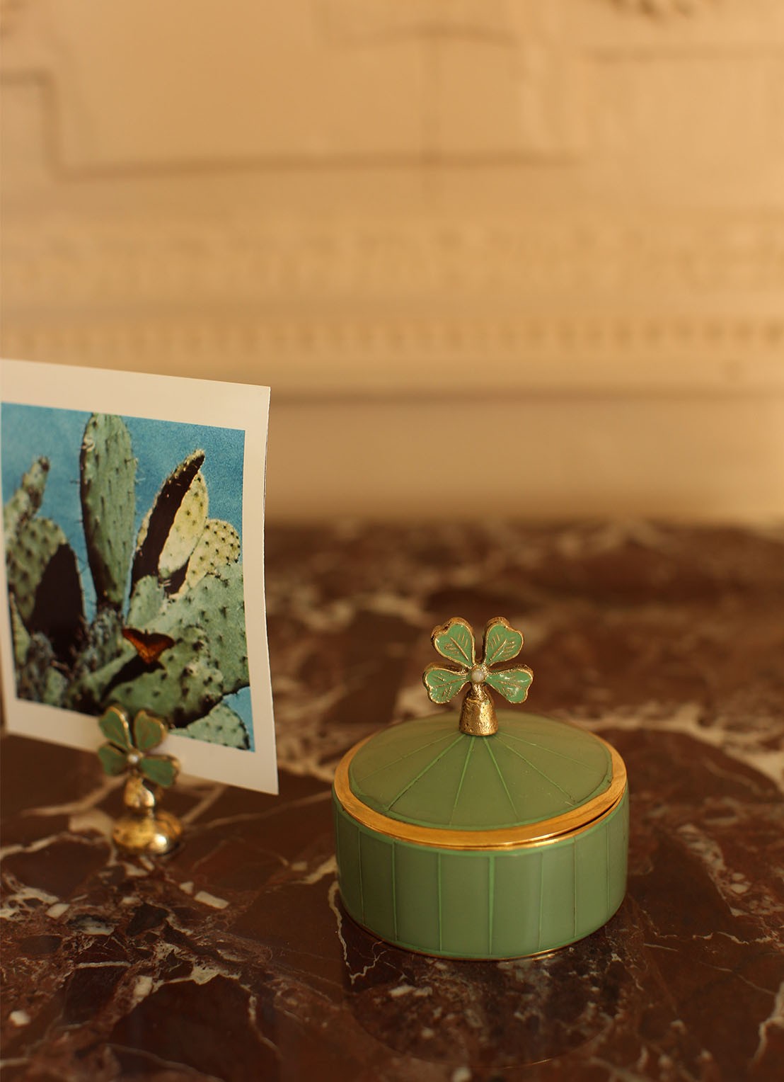 Doing Goods Maisie Circus opbergdoos 7 cm - voorkant 2 mint