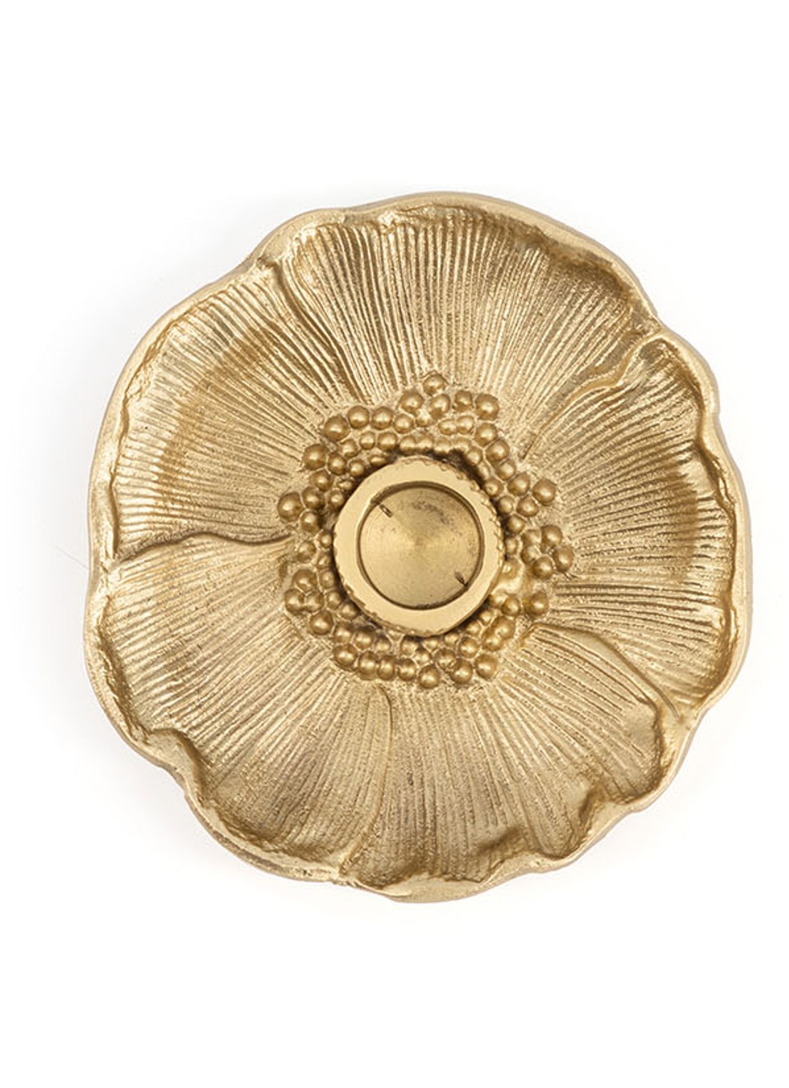 Doing Goods Mia Poppy kandelaar - voorkant 2 brons