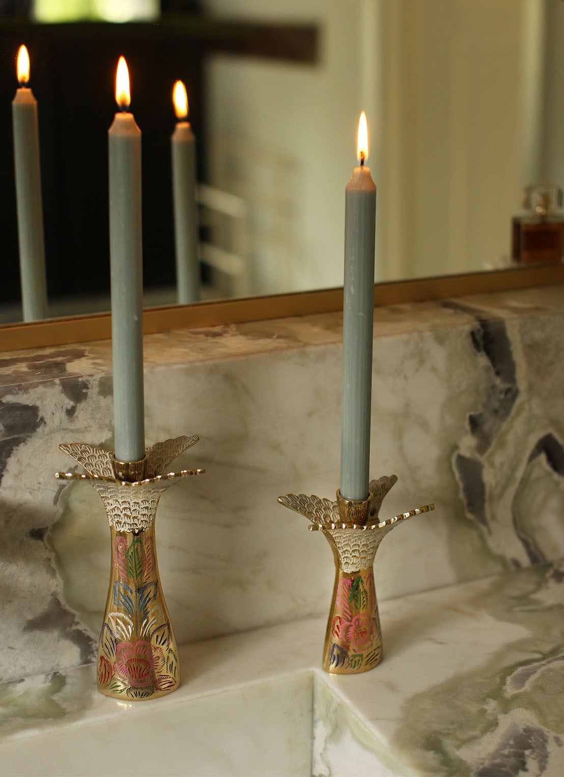 Doing Goods Miracle Fish kandelaar - voorkant 6 goud