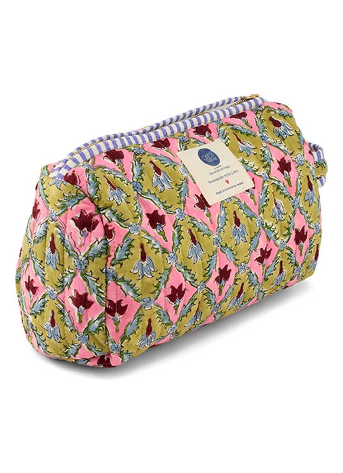 Doing Goods Molly make-up tas - achterkant 5 roze