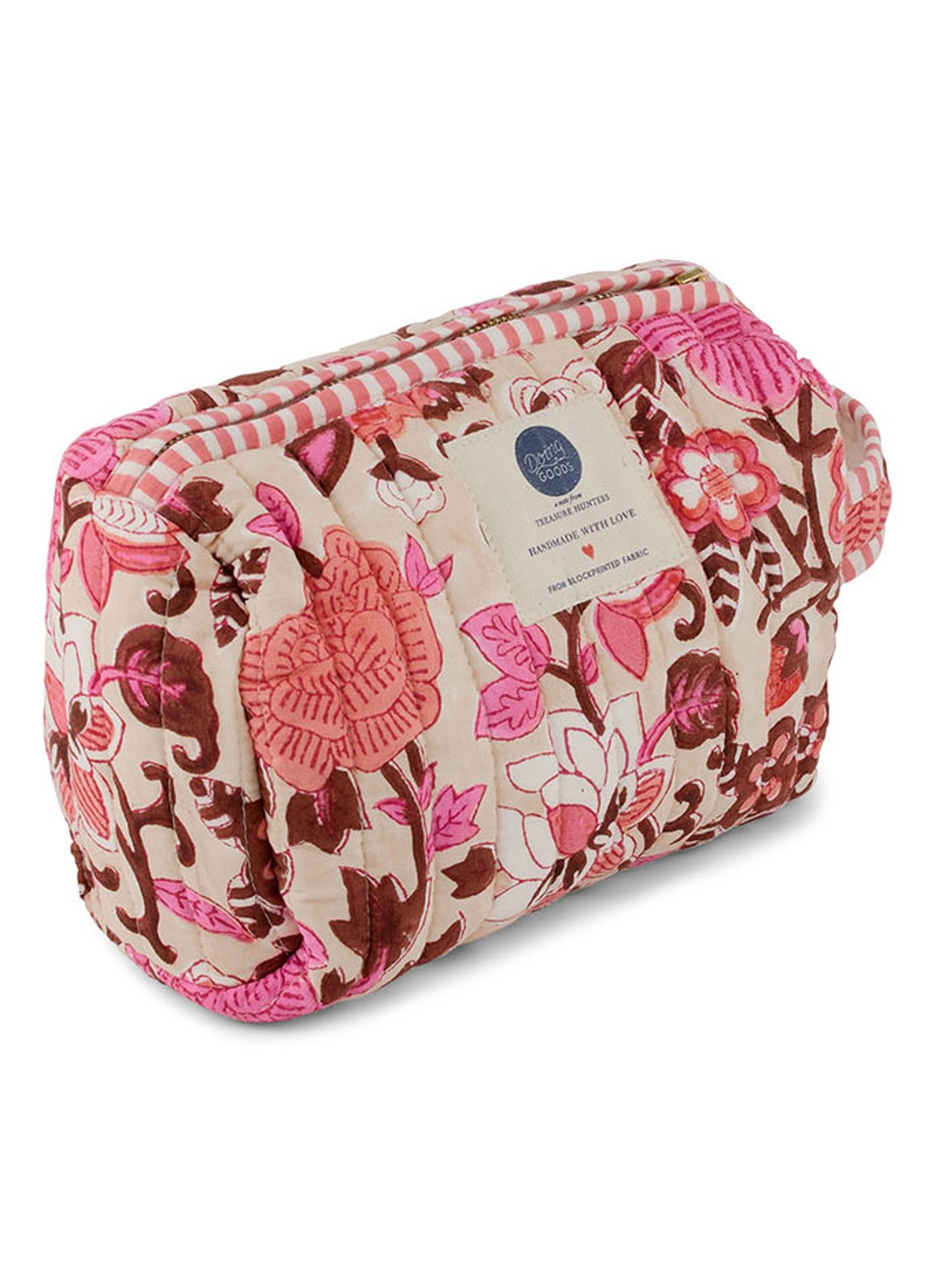 Doing Goods Molly make-up tas - achterkant 5 roze
