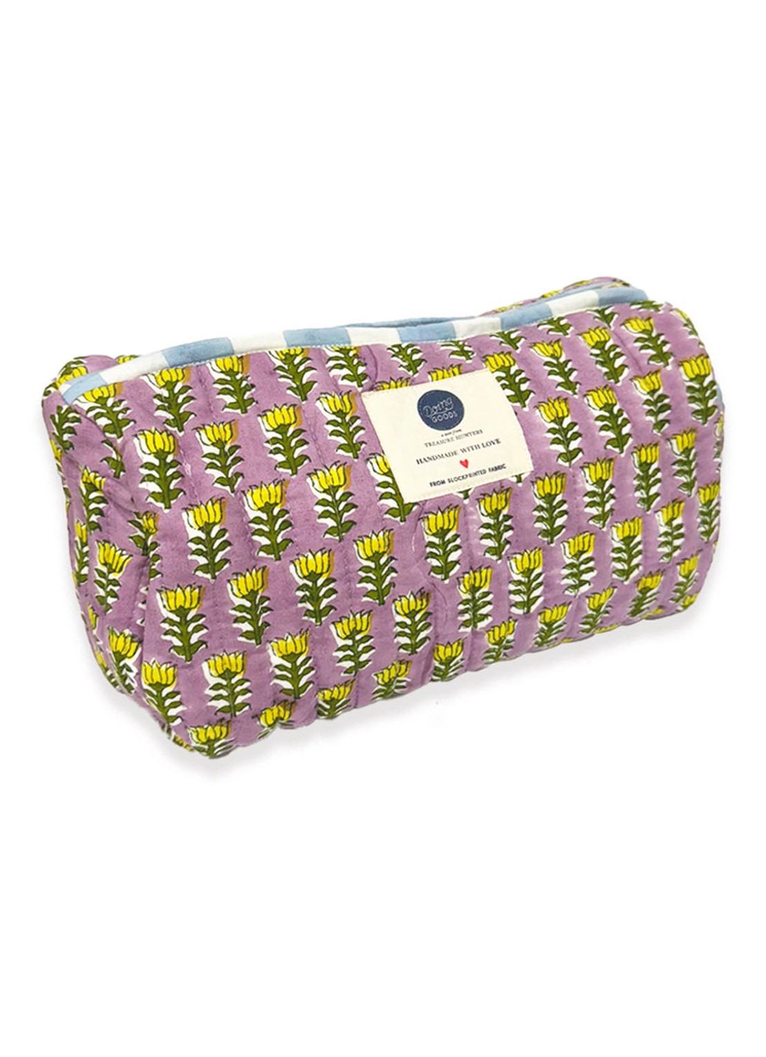 Doing Goods Nova make-up tas met bloemenprint - voorkant multicolor