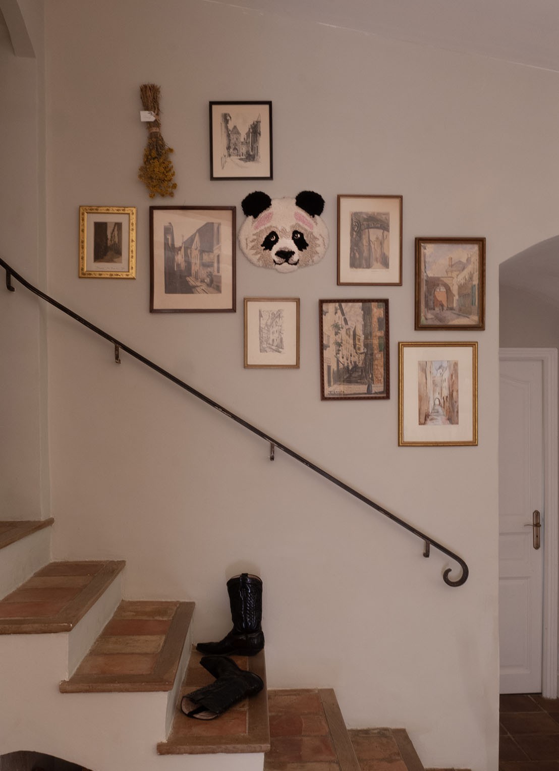 Doing Goods Plumpy Panda wandkleed - achterkant 3 wit