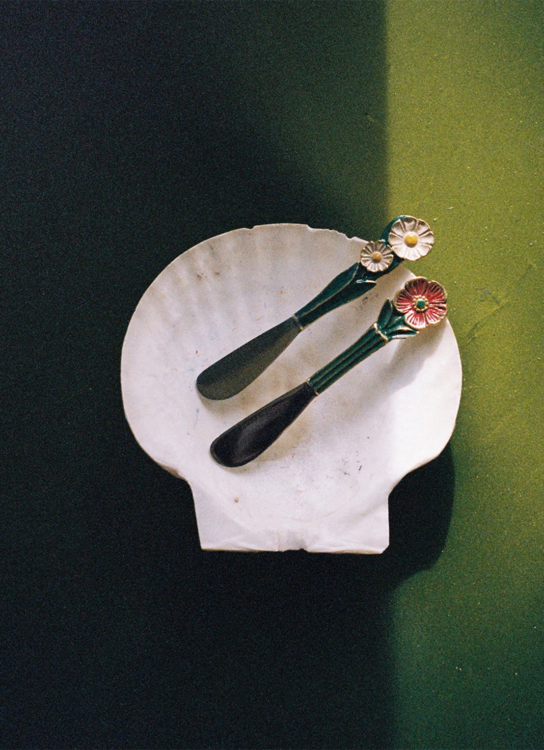 Doing Goods Posy botermes set van 2 - detail groen