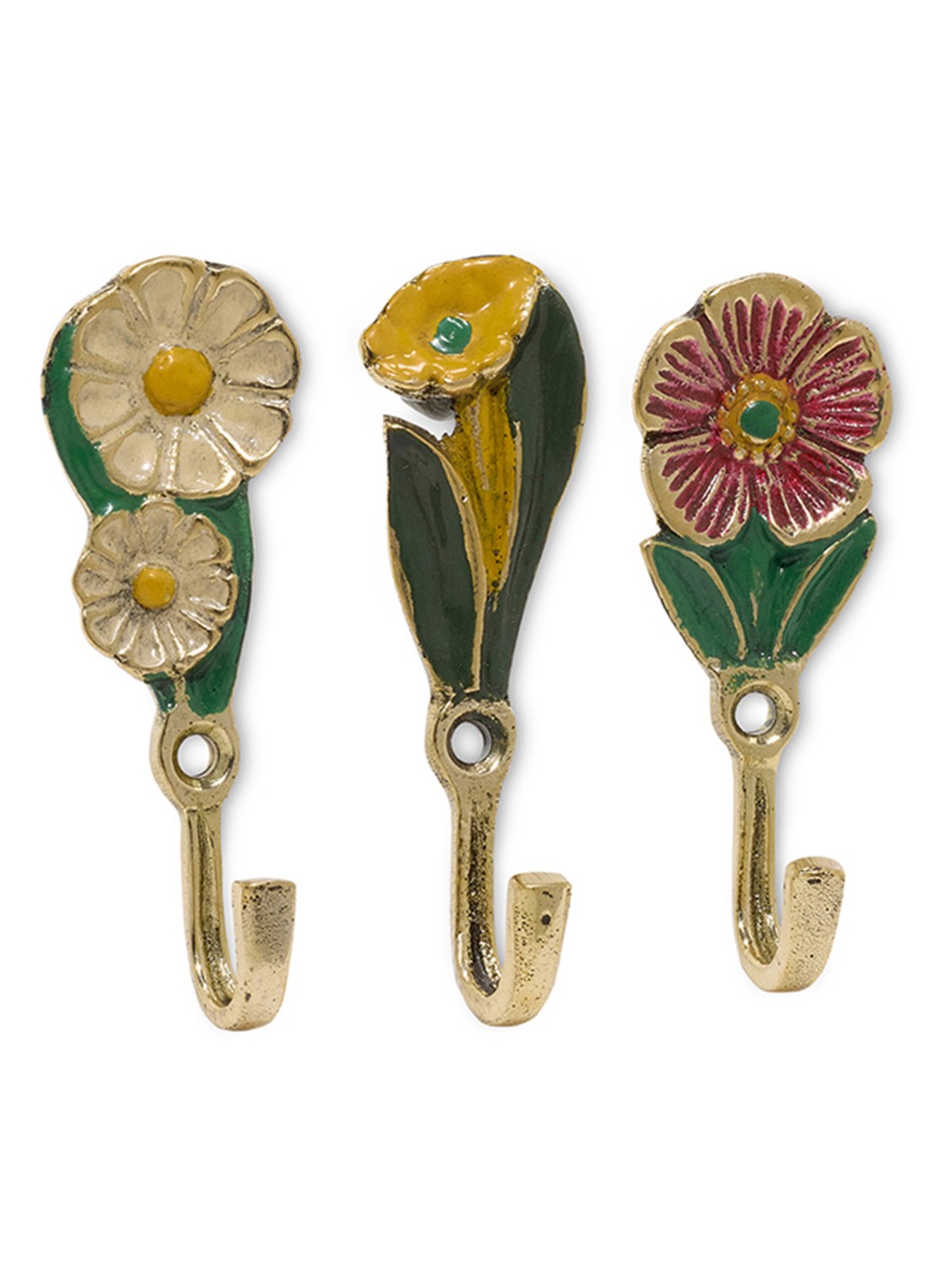 Doing Goods Posy wandhaak 7 cm set van 3 - detail 5 goud