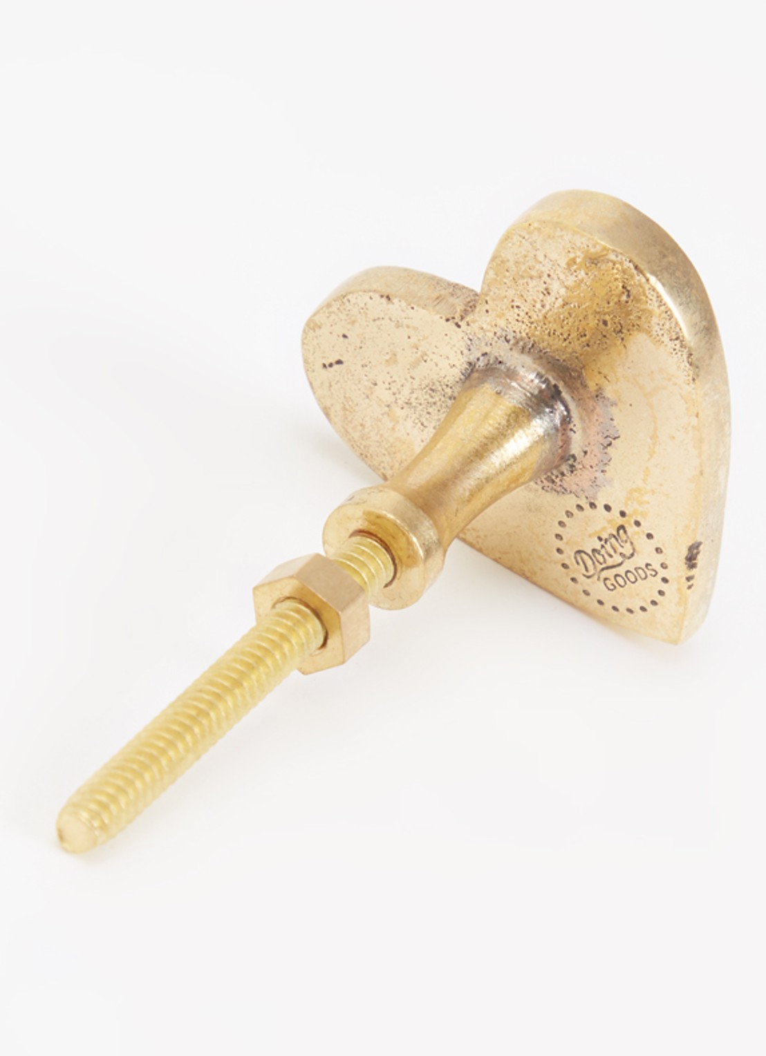 Doing Goods Pyar Heart deurknop - detail goud