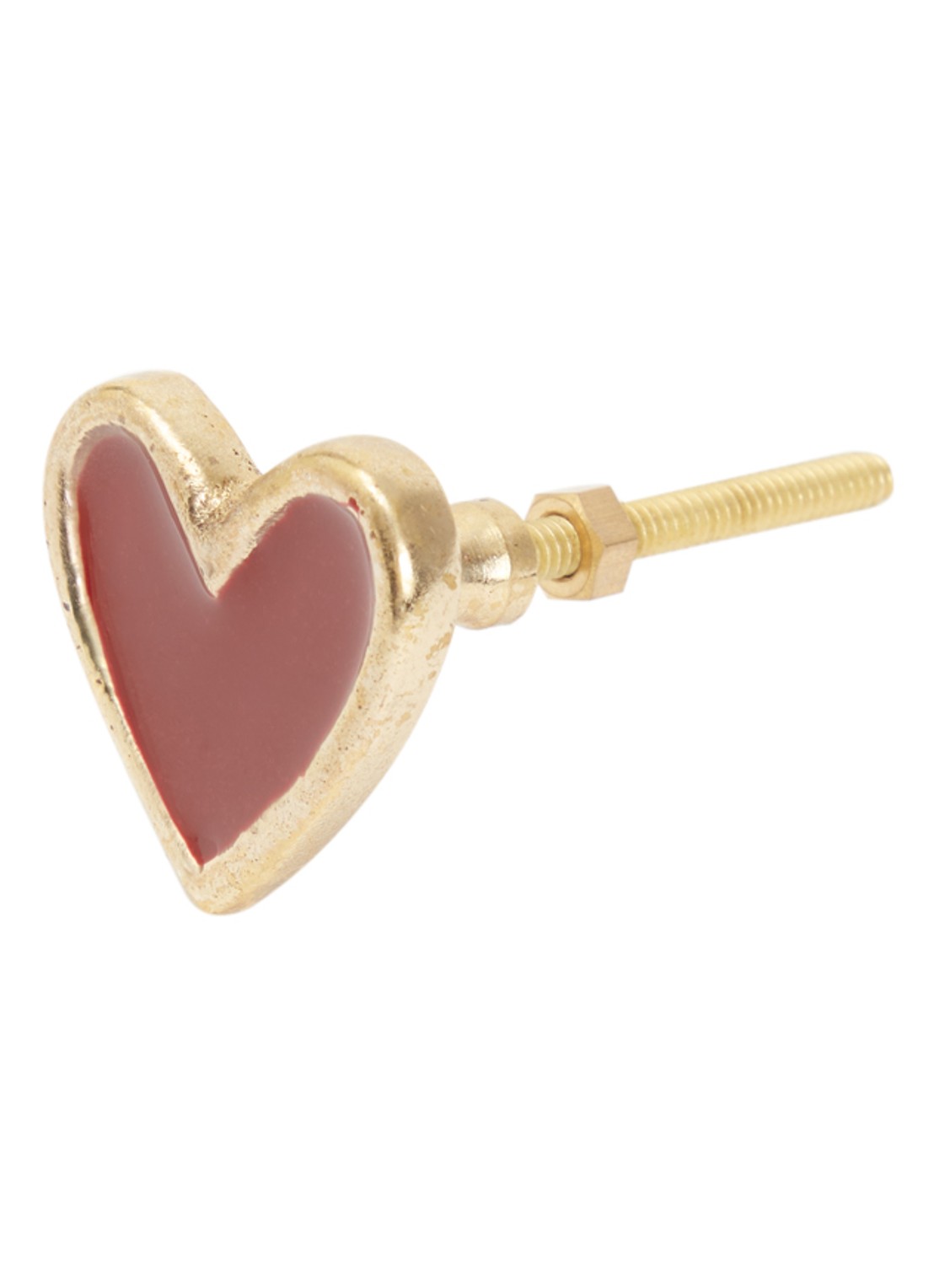 Doing Goods Pyar Heart deurknop - voorkant 2 goud