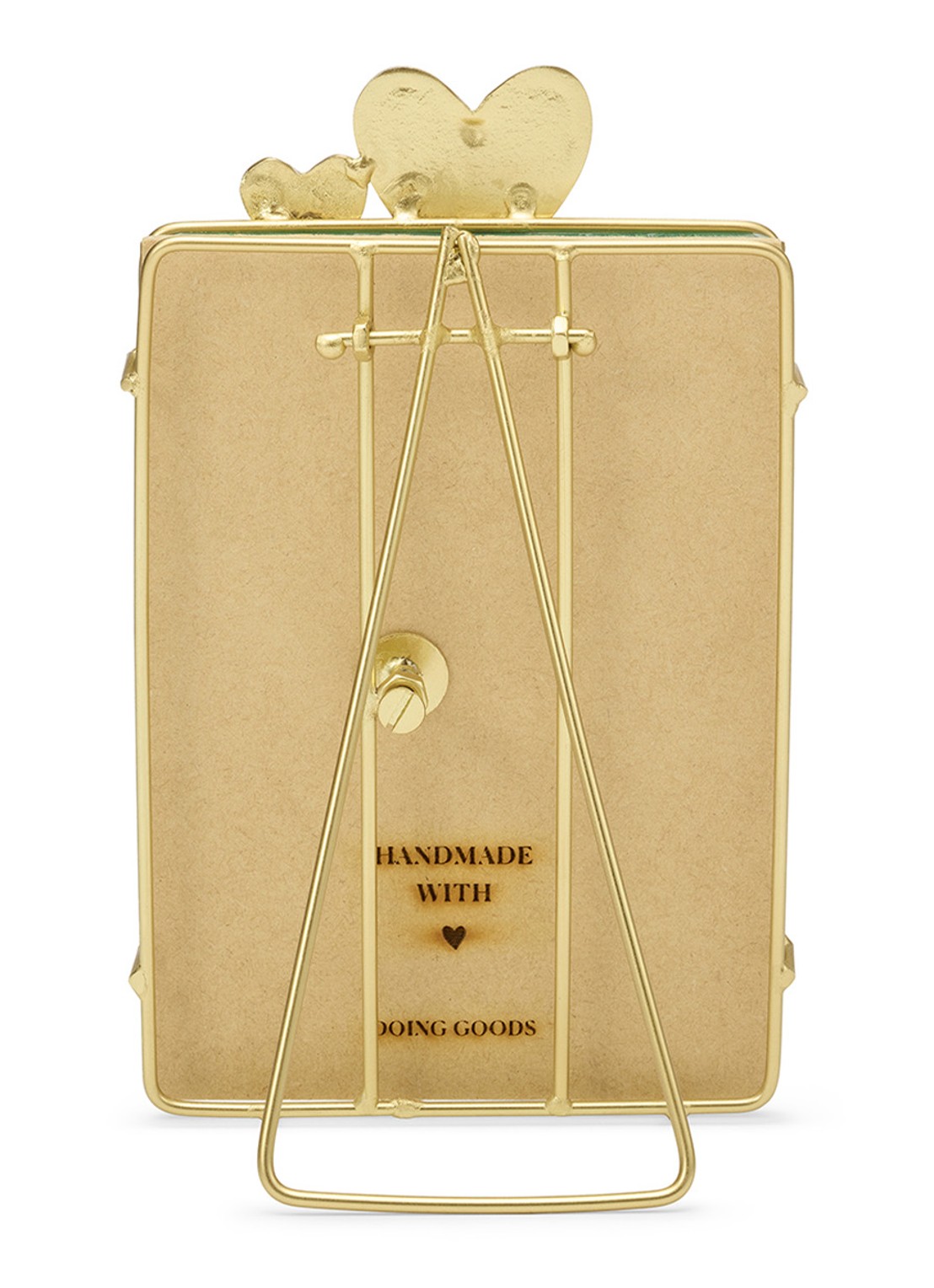 Doing Goods Pyar Heart Large fotolijst - achterkant 4 goud