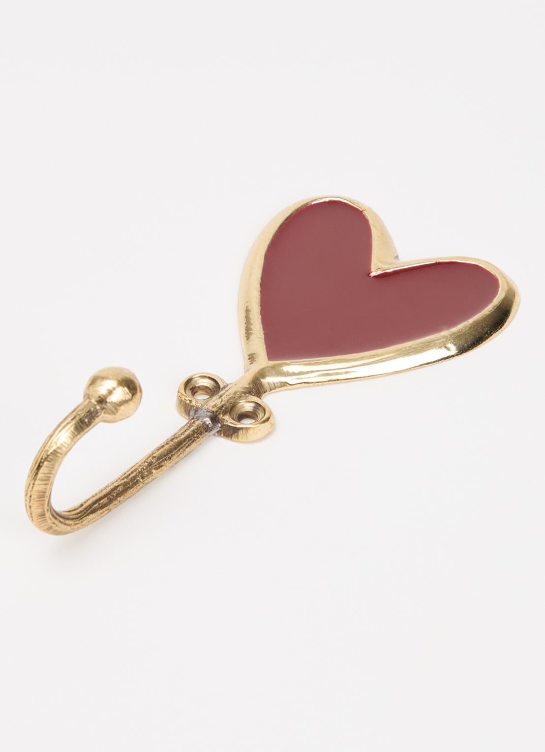 Doing Goods Pyar Heart Large wandhaak - voorkant 2 goud