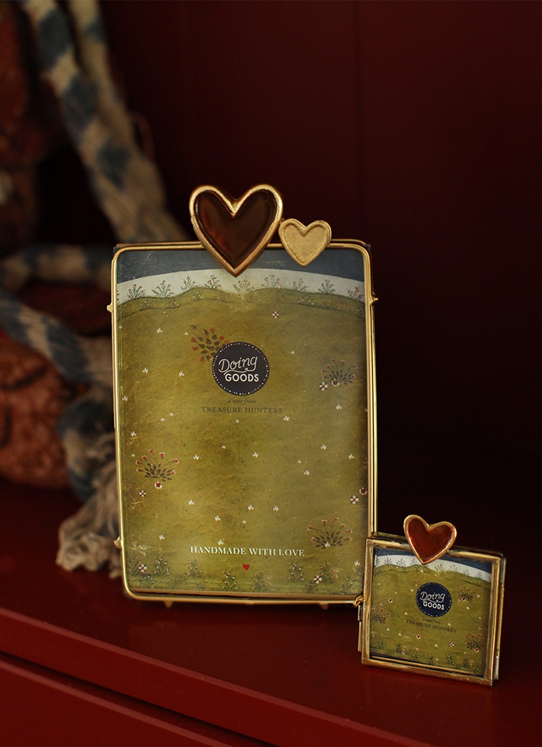 Doing Goods Pyar Heart Mini fotolijst 7,5 cm x 5 cm - detail 5 goud