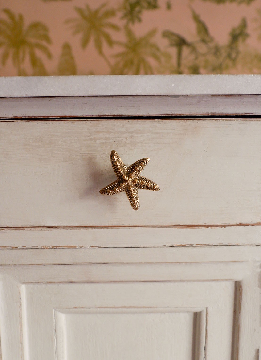 Doing Goods Ruby Seastar deurknop - voorkant 2 goud