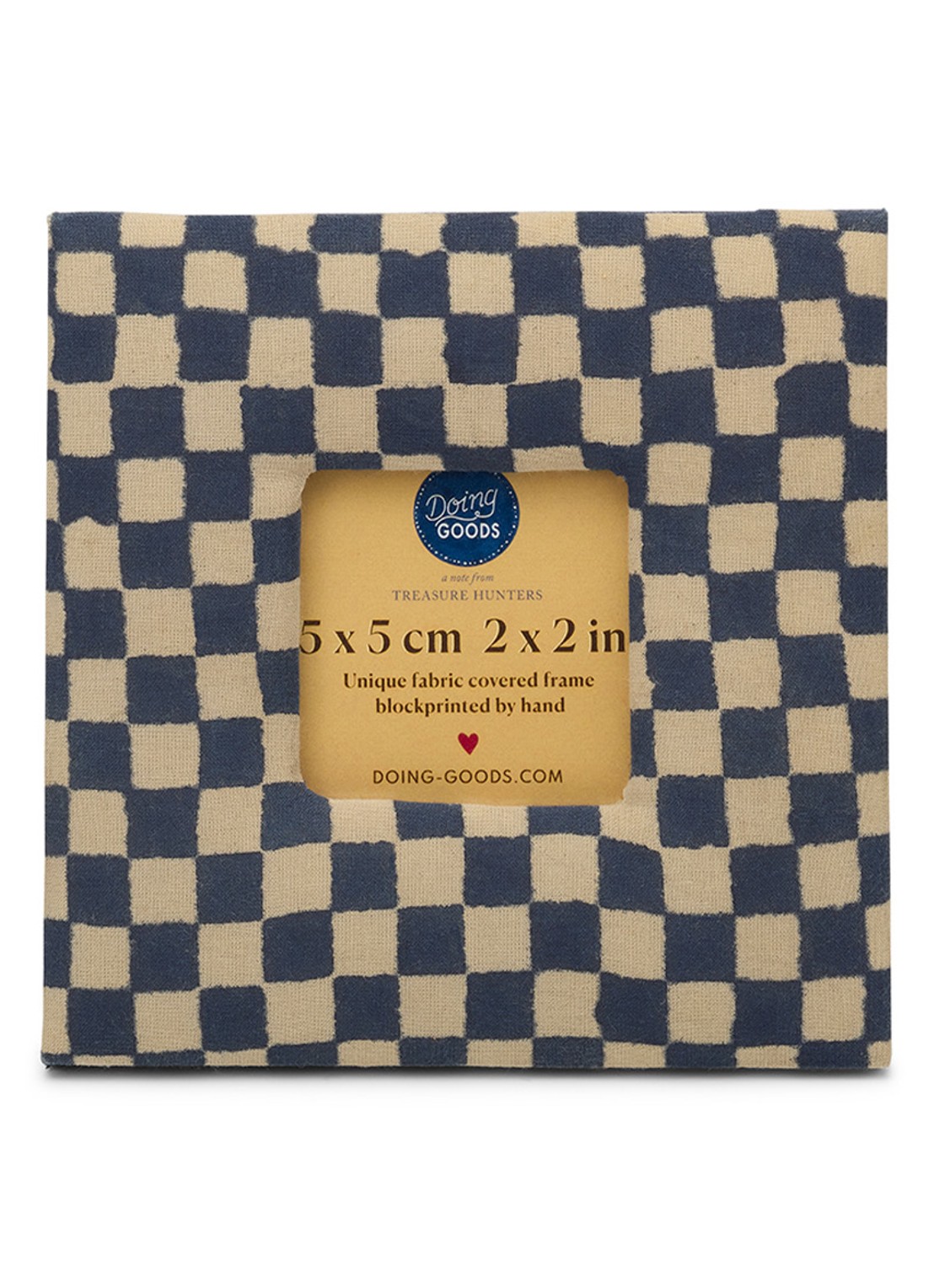 Doing Goods Rumi fotolijst 12 x 12 cm - voorkant 3 blauw