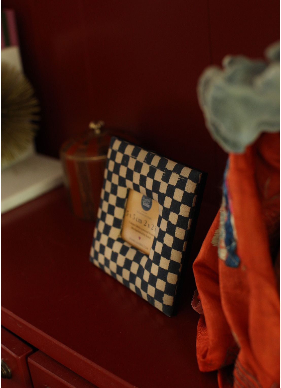 Doing Goods Rumi fotolijst 12 x 12 cm - voorkant 4 blauw