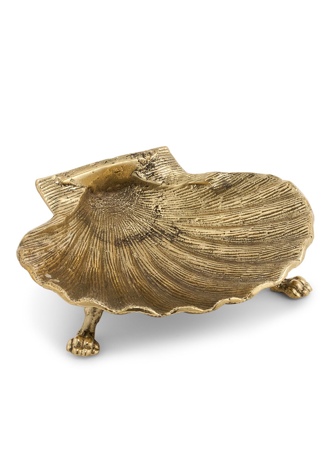 Doing Goods Scarlett Schelp schaaltje 11,5 cm - voorkant goud