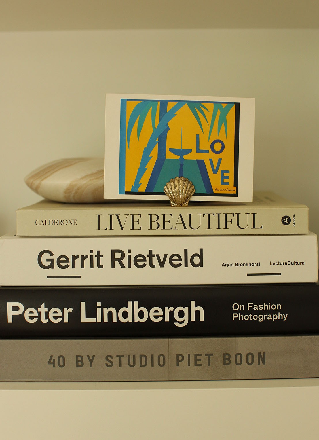 Doing Goods Scarlett Shell kaarthouder 3,5 cm - voorkant 2 goud