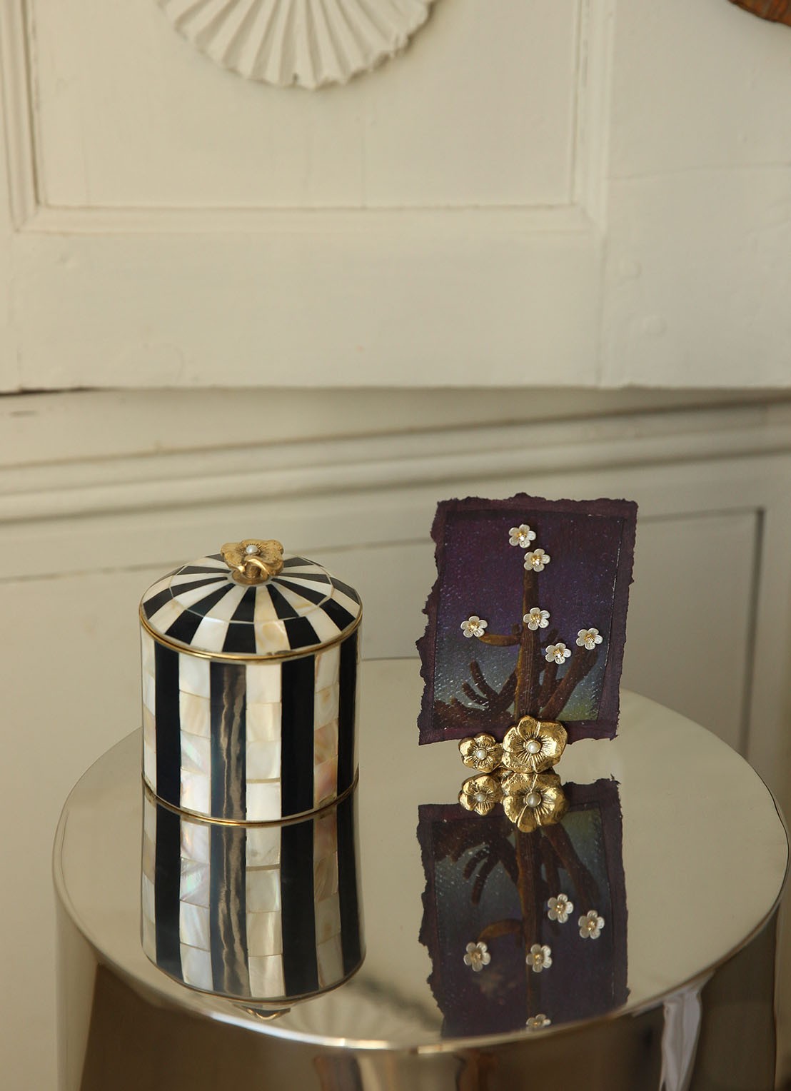 Doing Goods Zoey Circus opbergdoos 10,5 cm - voorkant 2 goud