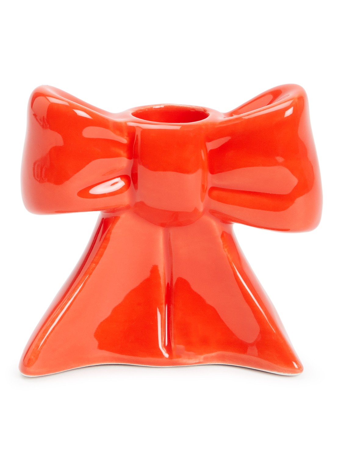 DOIY Bow kandelaar 8,5 cm - voorkant rood