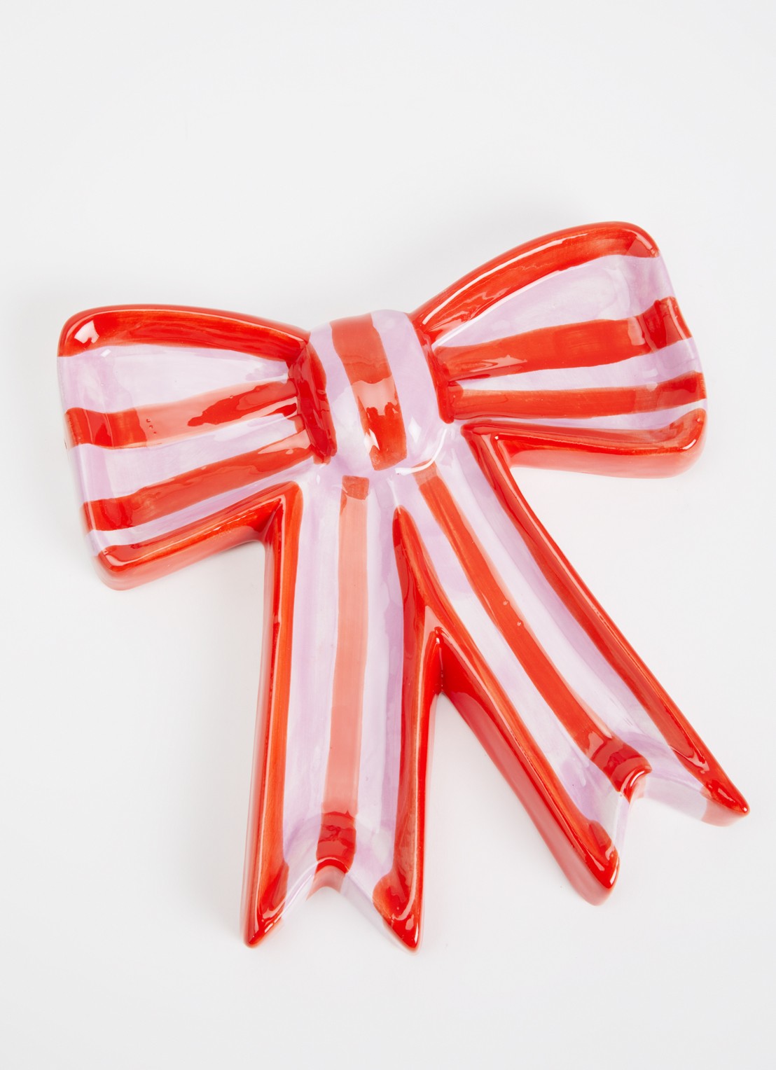 DOIY Bow opbergschaal 18,5 x 21,5 cm - voorkant 2 rood