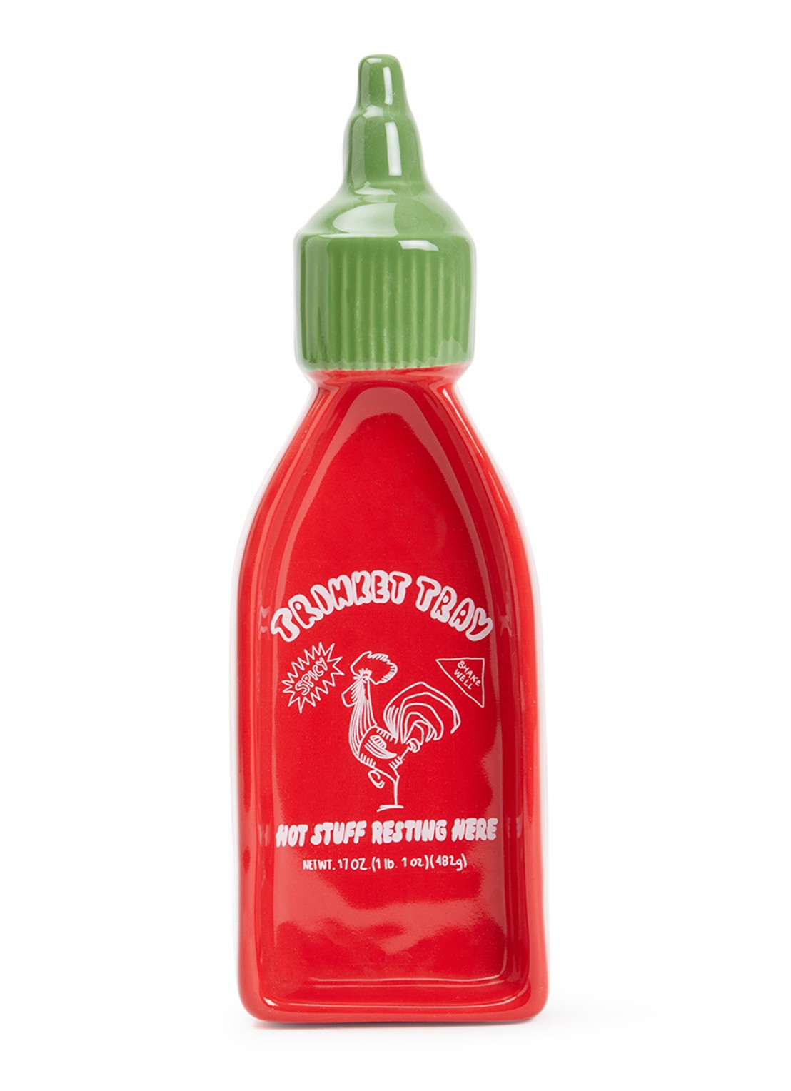 DOIY Sriracha opbergschaal 23,5 x 7,5 cm - voorkant rood