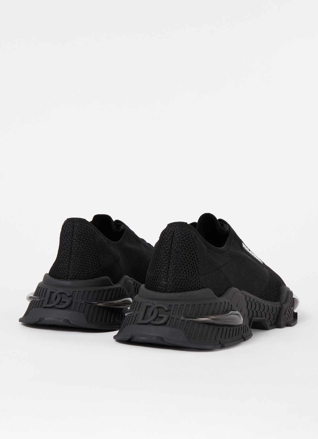 Dolce & Gabbana Airmaster sneaker met gebreid bovenwerk - detail 4 zwart