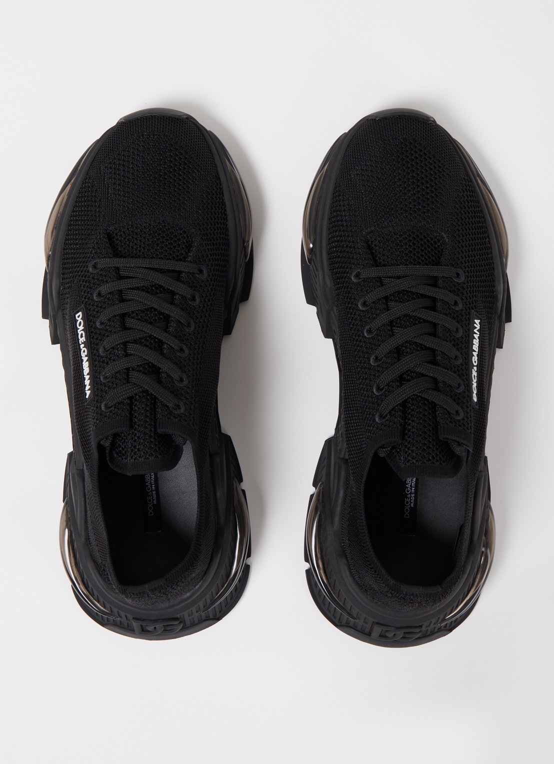 Dolce & Gabbana Airmaster sneaker met gebreid bovenwerk - detail 5 zwart