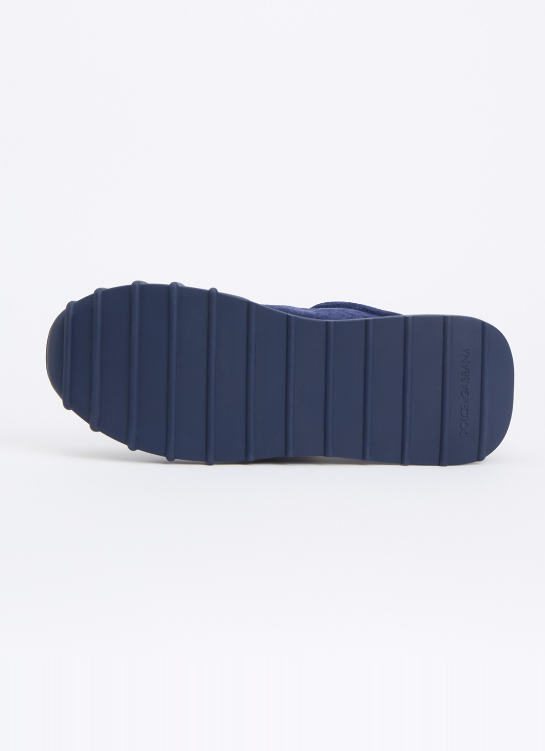 Dolce & Gabbana Athletic sneakers van kalfssuède - detail 5 donkerblauw