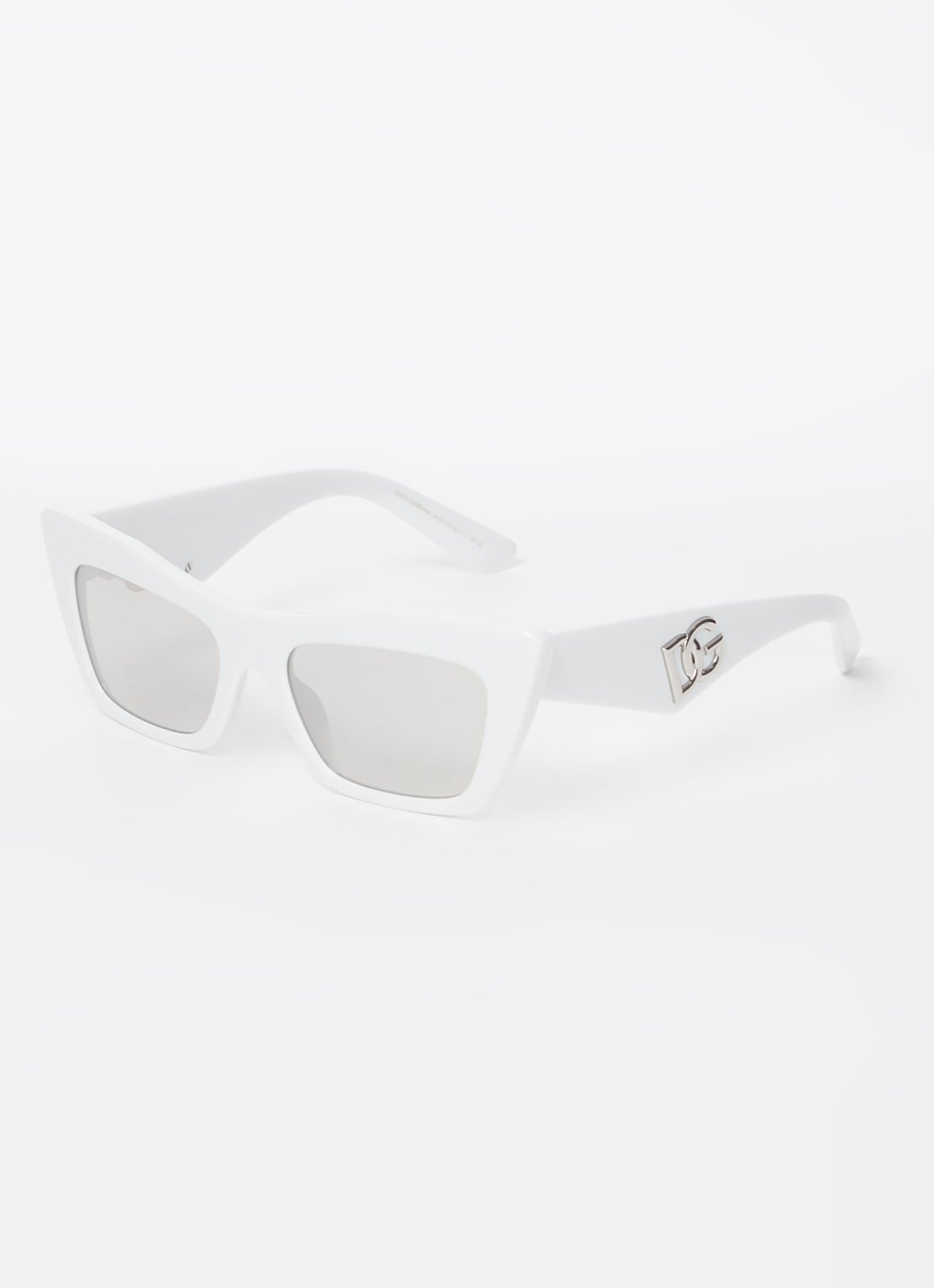 Dolce & Gabbana Barocco zonnebril DG4435 - voorkant wit