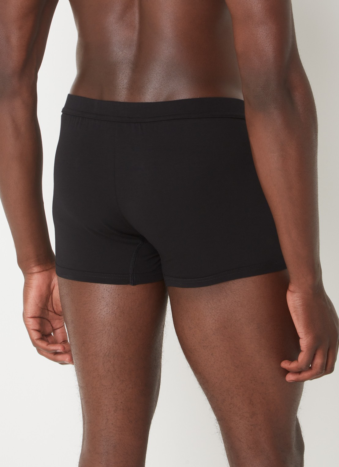 Dolce & Gabbana Boxerhort met logoband - achterkant 4 zwart