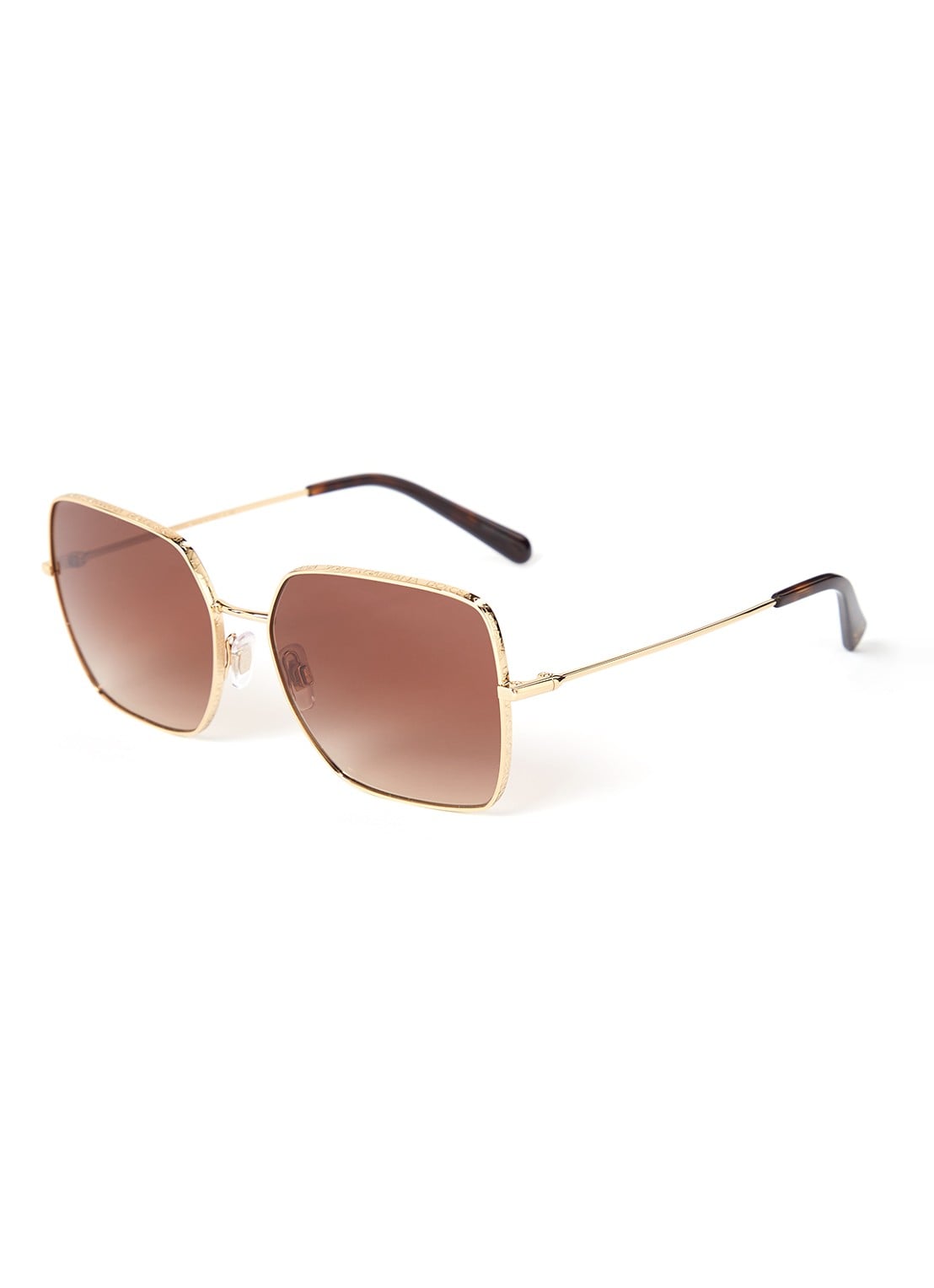 Dolce & Gabbana Butterfly zonnebril DG2242 - voorkant 3 goud
