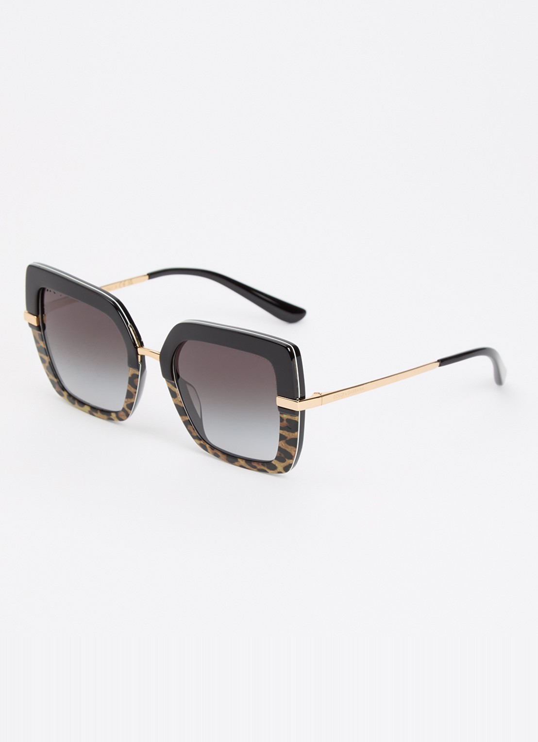 Dolce & Gabbana Butterfly zonnebril DG4373F - voorkant 4 zwart